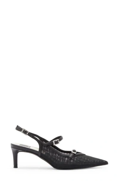 Dolce Vita Kishan Mesh Slingback Pump In Black