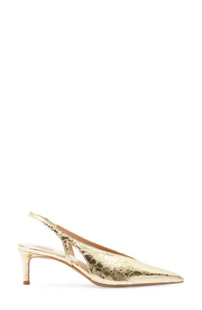 Dolce Vita Kenzie Slingback Pump In Gold