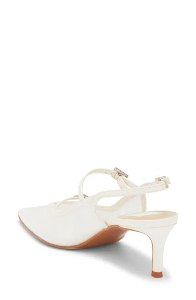 Dolce Vita Kishan Mesh Slingback Pump In White