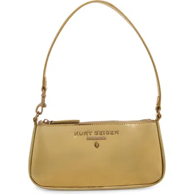 Kurt Geiger London Highgate Small Wristlet Shoulder Bag In Gold