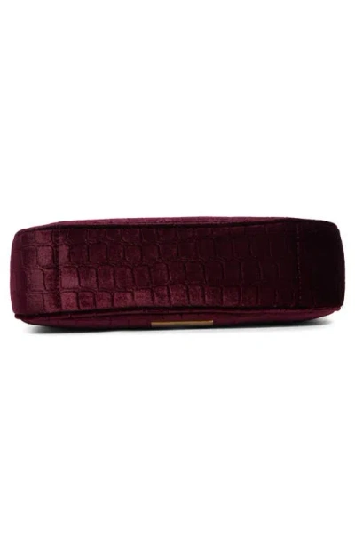 Kurt Geiger London Kew Pouch Crossbody Bag In Burgundy