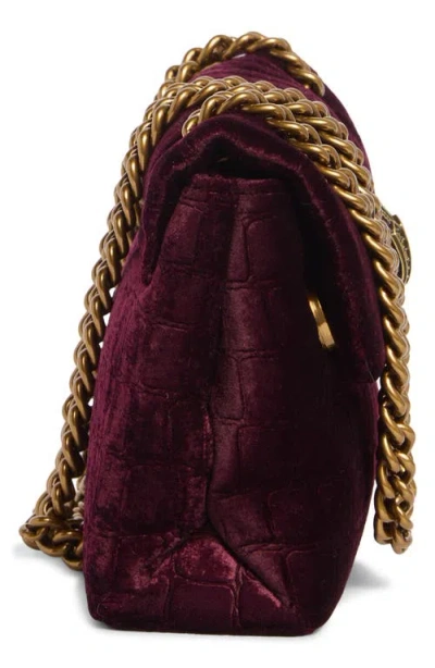 Kurt Geiger London Mini Kew Crossbody Bag In Burgundy