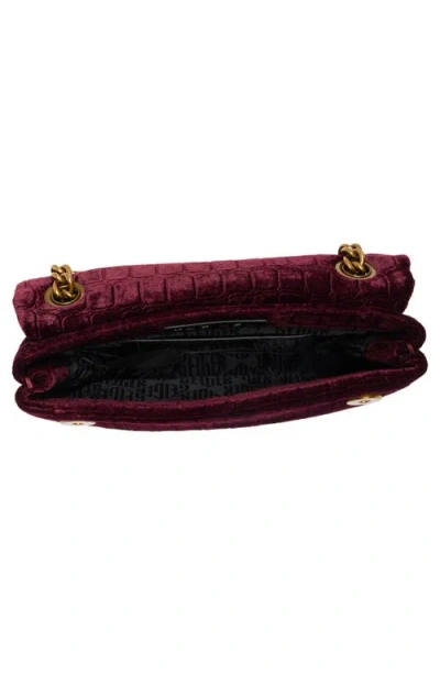 Kurt Geiger London Mini Kew Crossbody Bag In Burgundy