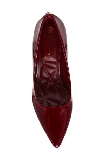 Anne Klein Paleen Stiletto Pump In Burgundy