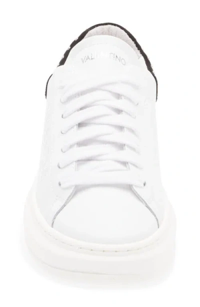 Valentino By Mario Valentino Fresia Low Top Sneaker In White