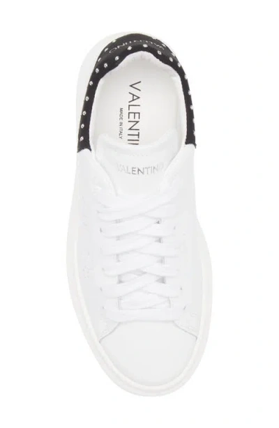 Valentino By Mario Valentino Fresia Low Top Sneaker In White