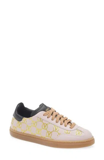 Valentino By Mario Valentino Guiditta Leather Sneaker In Multi