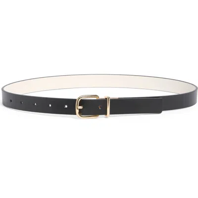 Kate Spade New York Reversible Leather Belt In Black