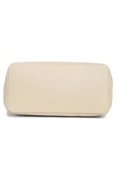 Valentino By Mario Valentino Luisa Rock Leather Tote Bag In White