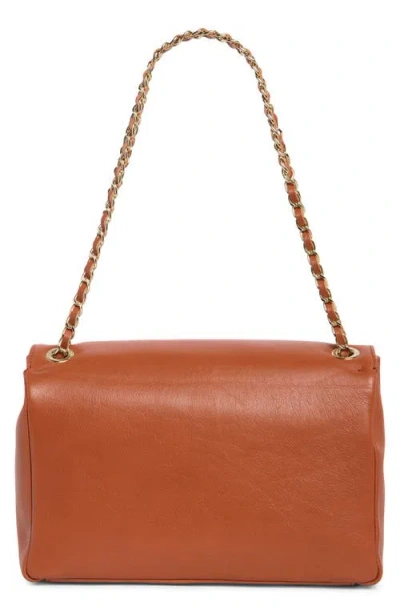Valentino By Mario Valentino Posh Signature Shoulder Bag In Brown