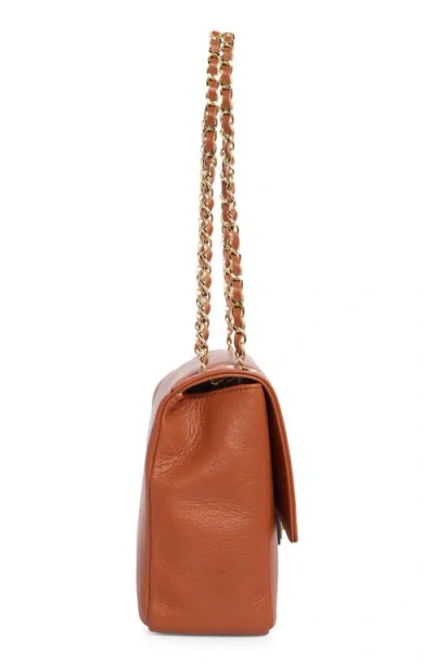 Valentino By Mario Valentino Posh Signature Shoulder Bag In Brown