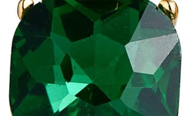 Cara Cushion Cut Crystal Drop Earrings In Multi