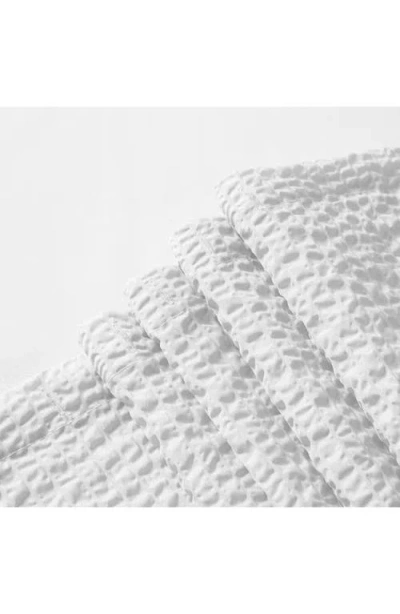 Dainty Home Textured Shower Curtain In White