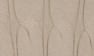 Vigoss Cable Stitch Crewneck Sweater In Green