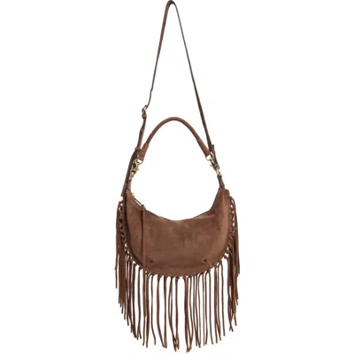 Rebecca Minkoff Darren Slim Fringe Suede Crossbody Bag