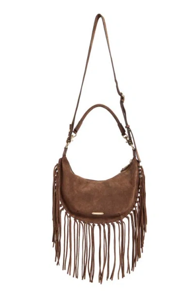 Rebecca Minkoff Darren Slim Fringe Suede Crossbody Bag