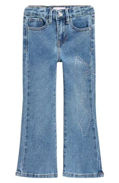 Ymi Kids' Pull-on Flare Jeans In Blue