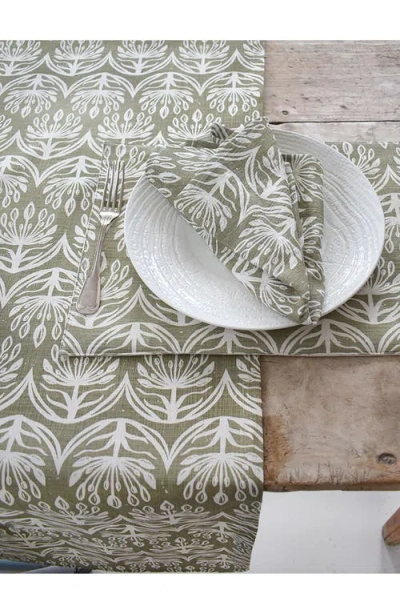 French Home Botanical Table Runner In Multi