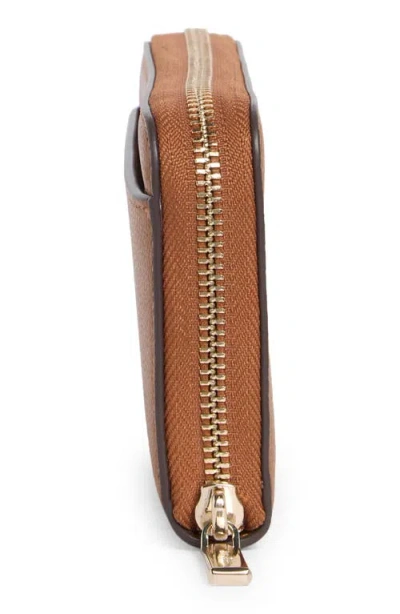 Kate Spade New York Leila Pebble Leather Large Continental Wallet In Brown