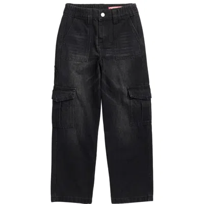 Blanknyc Kids' Cargo Denim Jeans In Black