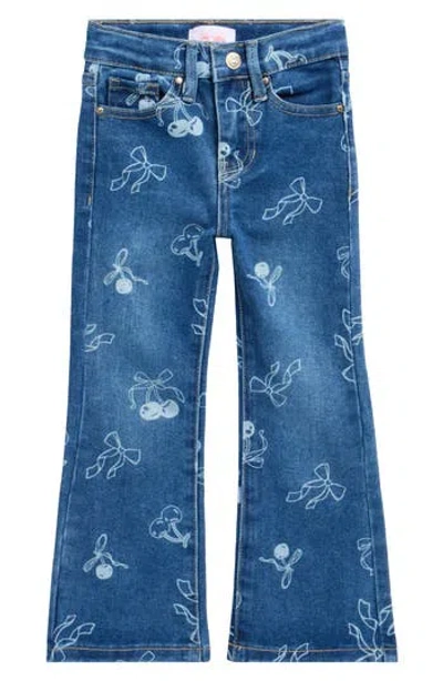 Ymi Kids' Pull-on Flare Jeans In Blue
