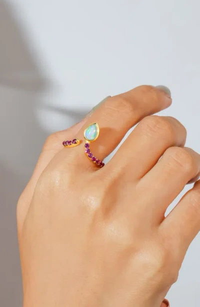 Ys Gems Ethiopian Opal Ring