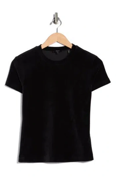 Theory Stretch Velour T-shirt In Animal Print