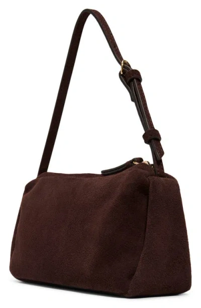 Ted Baker Nicki Suede Shoulder Bag In Brown