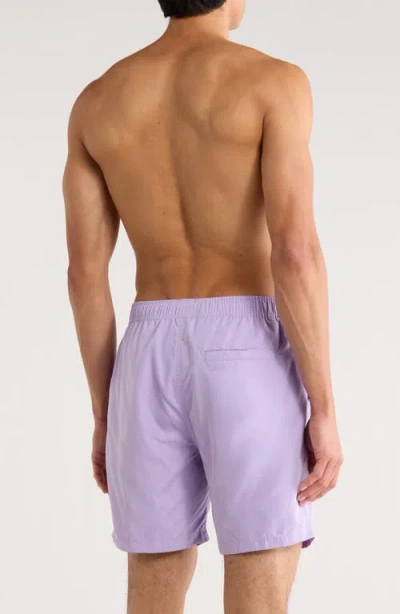 Scotch & Soda Stretch Swim Trunks In Purple