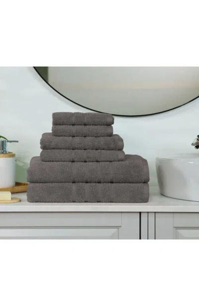 Martex Ultimate 6-piece Towel Set In Gray