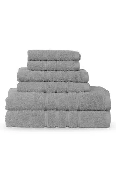 Martex Ultimate 6-piece Towel Set In Gray