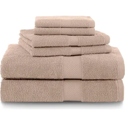 Martex Ringspun 6-piece Towel Set In Brown