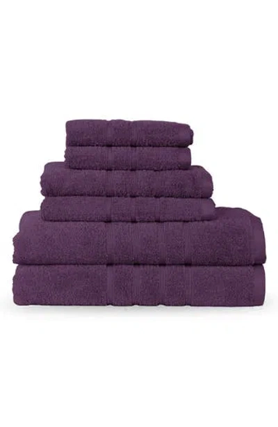 Martex Ultimate 6-piece Towel Set In Purple