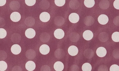 Afrm Los Angeles Zoe Mock Neck Mesh Top In Burgundy