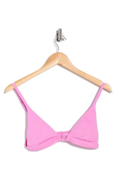 Vitamin A ® Luxe Link Bralette Bikini Top In Pink