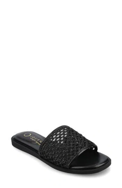 Journee Collection Prisilla Slide Sandal In Black