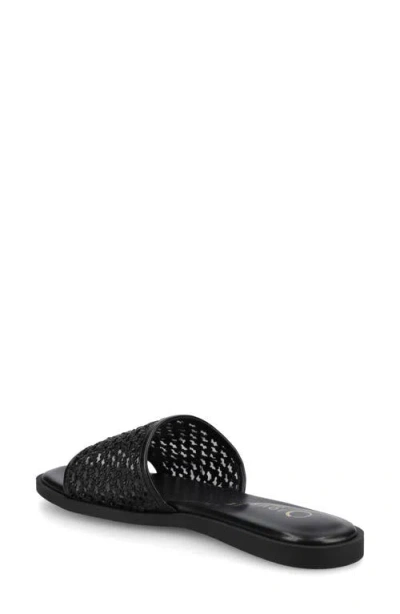 Journee Collection Prisilla Slide Sandal In Black