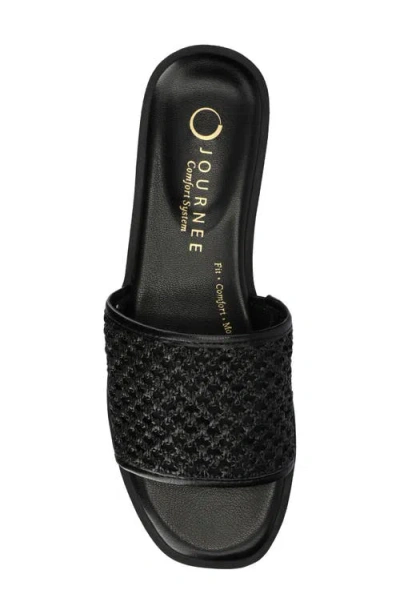 Journee Collection Prisilla Slide Sandal In Black