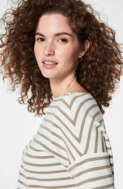Spanx ® Airessentials Stripe Boatneck Top In Neutral
