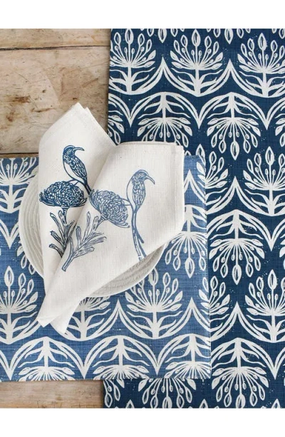 French Home Botanical Table Runner In Multi