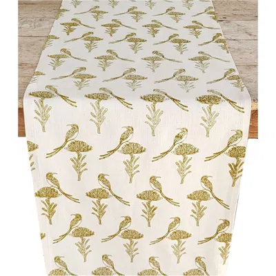 French Home Sugar Bird Table Runner In Multi
