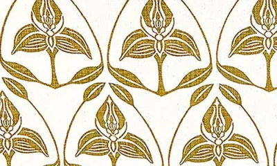 French Home Orchid Table Runner In Multi