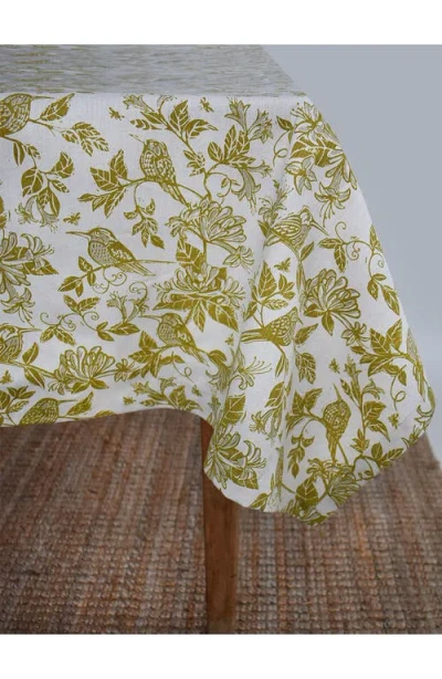 French Home Honeysuckle Botanical Tablecloth In Multi