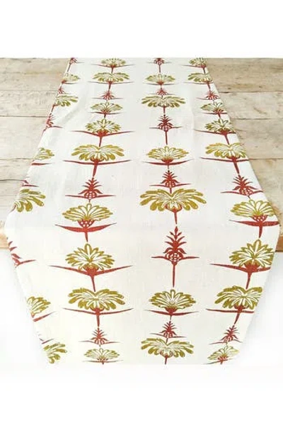 French Home Tropical Garden Table Runner In Multi