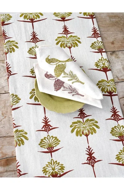 French Home Tropical Garden Table Runner In Multi