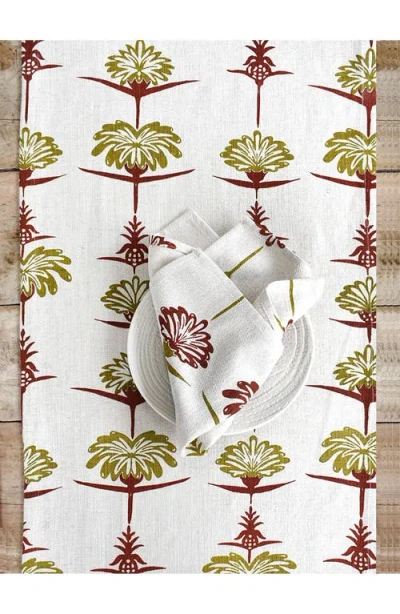 French Home Tropical Garden Table Runner In Multi