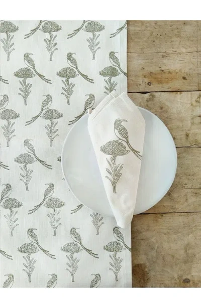 French Home Sugar Bird Table Runner In Multi