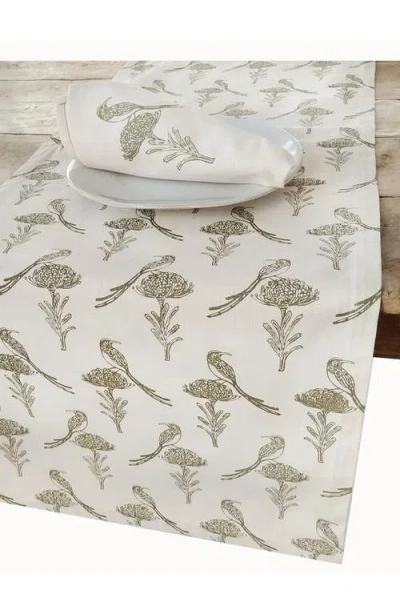 French Home Sugar Bird Table Runner In Multi