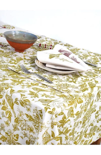 French Home Honeysuckle Botanical Tablecloth In Multi