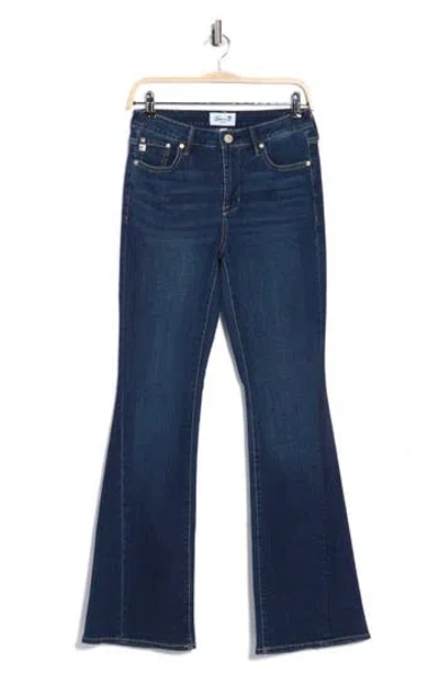 Seven7 Plus Size Generation Flare Jeans In Blue